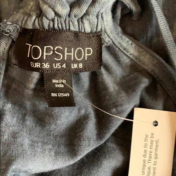 Topshop Tie-Dye Sleeveless Mini Dress NWOT - Picture 4 of 5